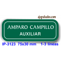 Placa de identificación