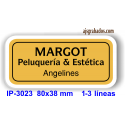 Placa de identificación