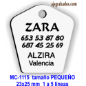 Placa para mascotas