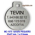 Placa para mascotas