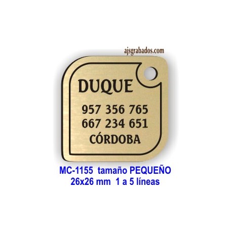 Placa para mascotas