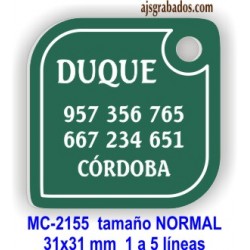 Placa para mascotas