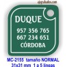 Placa para mascotas