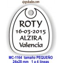 Placa para mascotas