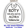 Placa para mascotas