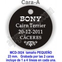 Placa mascotas DOBLE cara