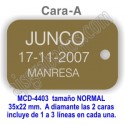 Placa aluminio DOBLE cara