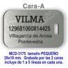 Placa mascotas DOBLE cara