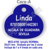 Placa mascotas DOBLE cara