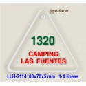 Placa llavero para Hotel