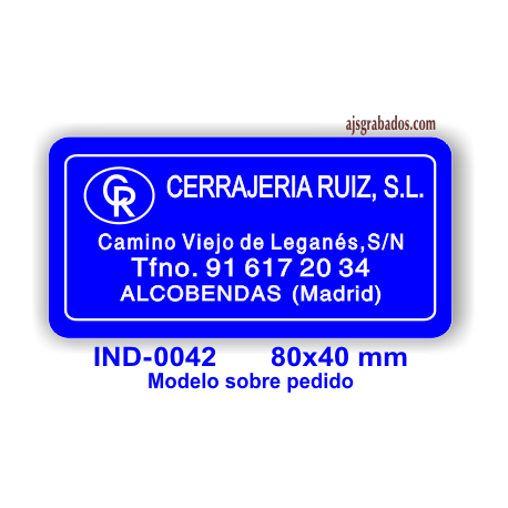 Placa para instaladores