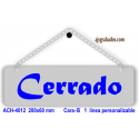 Cartel Abierto-Cerrado