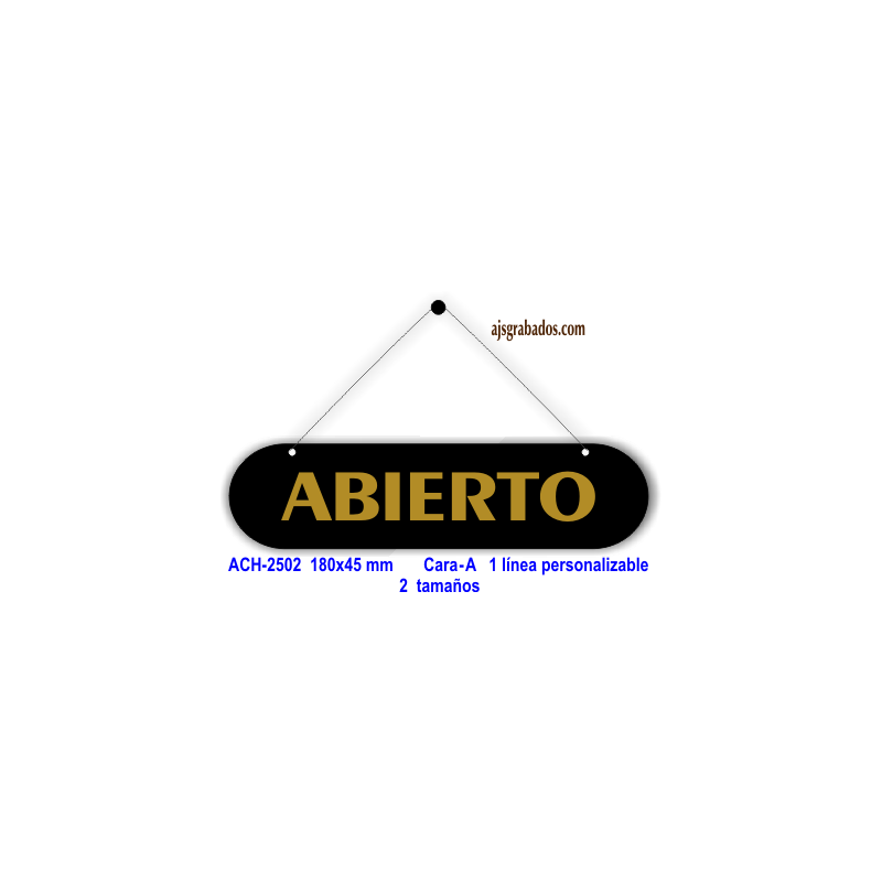 Cartel ABIERTO / CERRADO • Letrero abierto cerrado