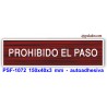 Placa standard grabada