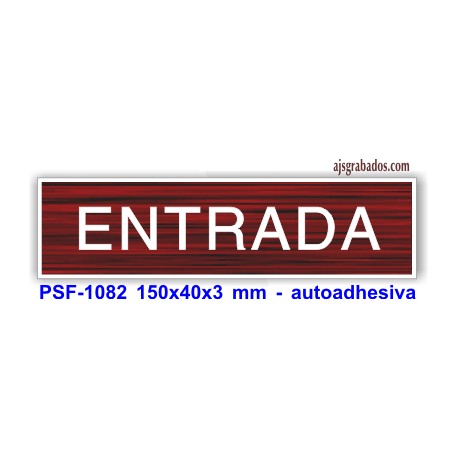 Placa standard grabada