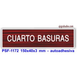 Placa standard grabada