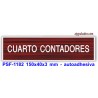 Placa standard grabada