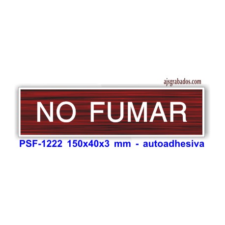 Placa standard grabada