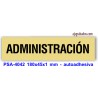 Placa standard rotulada