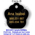 Placa mascotas DOBLE cara