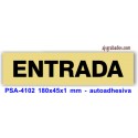 Placa standard rotulada