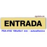 Placa standard rotulada