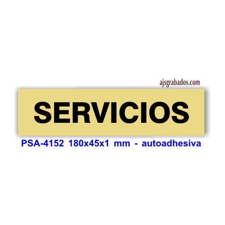 Placa standard rotulada