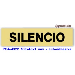 Placa standard rotulada