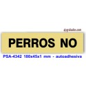 Placa standard rotulada