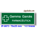 Placa de identificación