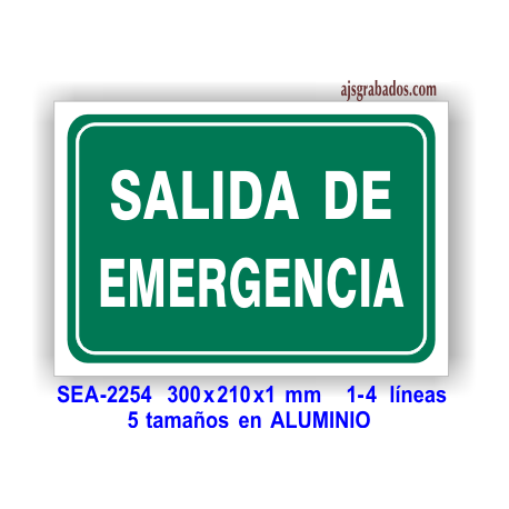 Señal de EMERGENCIA