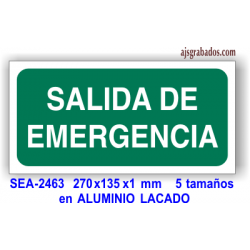 Señal de EMERGENCIA