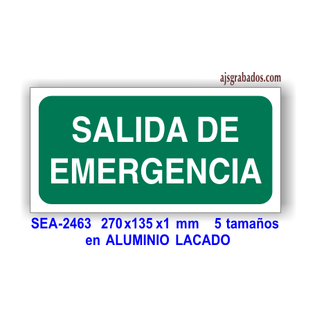 Señal de EMERGENCIA