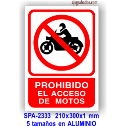 Señal de PROHIBIDO