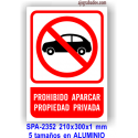 Señal de PROHIBIDO