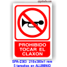 Señal de PROHIBIDO