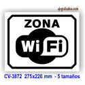 Placa zona WiFi