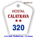 Placa llavero para Hotel