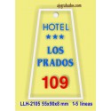 Placa llavero para Hotel