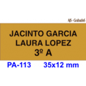 Placa interfono metallex