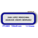 Placa para puerta