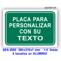 Placa para Personalizar