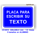 Placa para personalizar