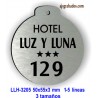 Placa llavero para Hotel