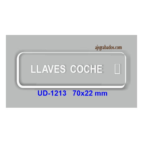 Placa para llaves