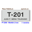 Placa para TRASTEROS