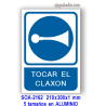 Señal OBLIGATORIO tocar el claxon