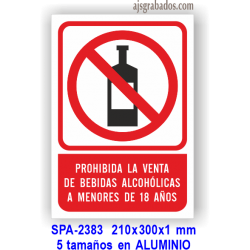 PROHIBIDA la venta de bebidas alcohólicas a menores