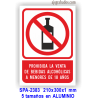 PROHIBIDA la venta de bebidas alcohólicas a menores