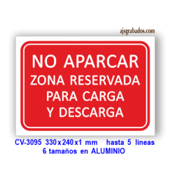 NO Aparcar Carga Descarga